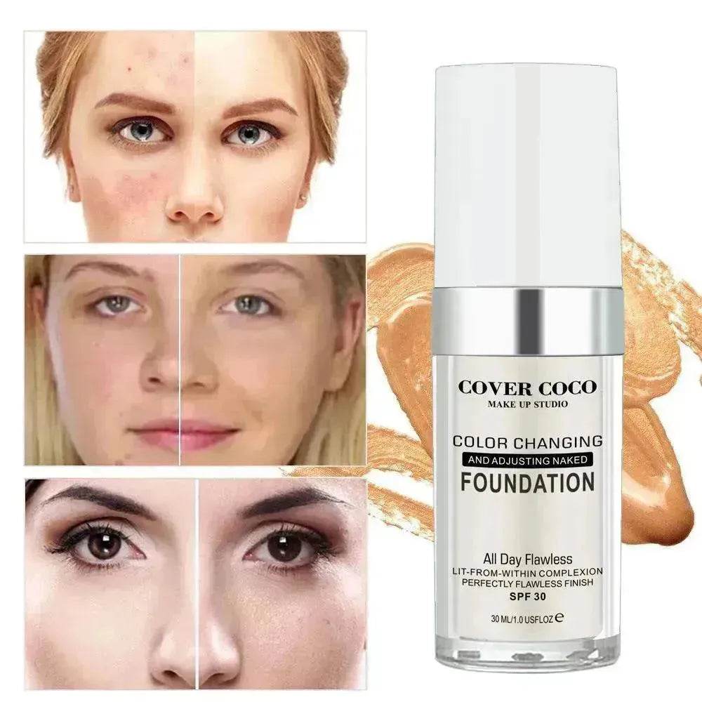 Concealing Foundation Temperature Change Skin Color - EX-STOCK Canada