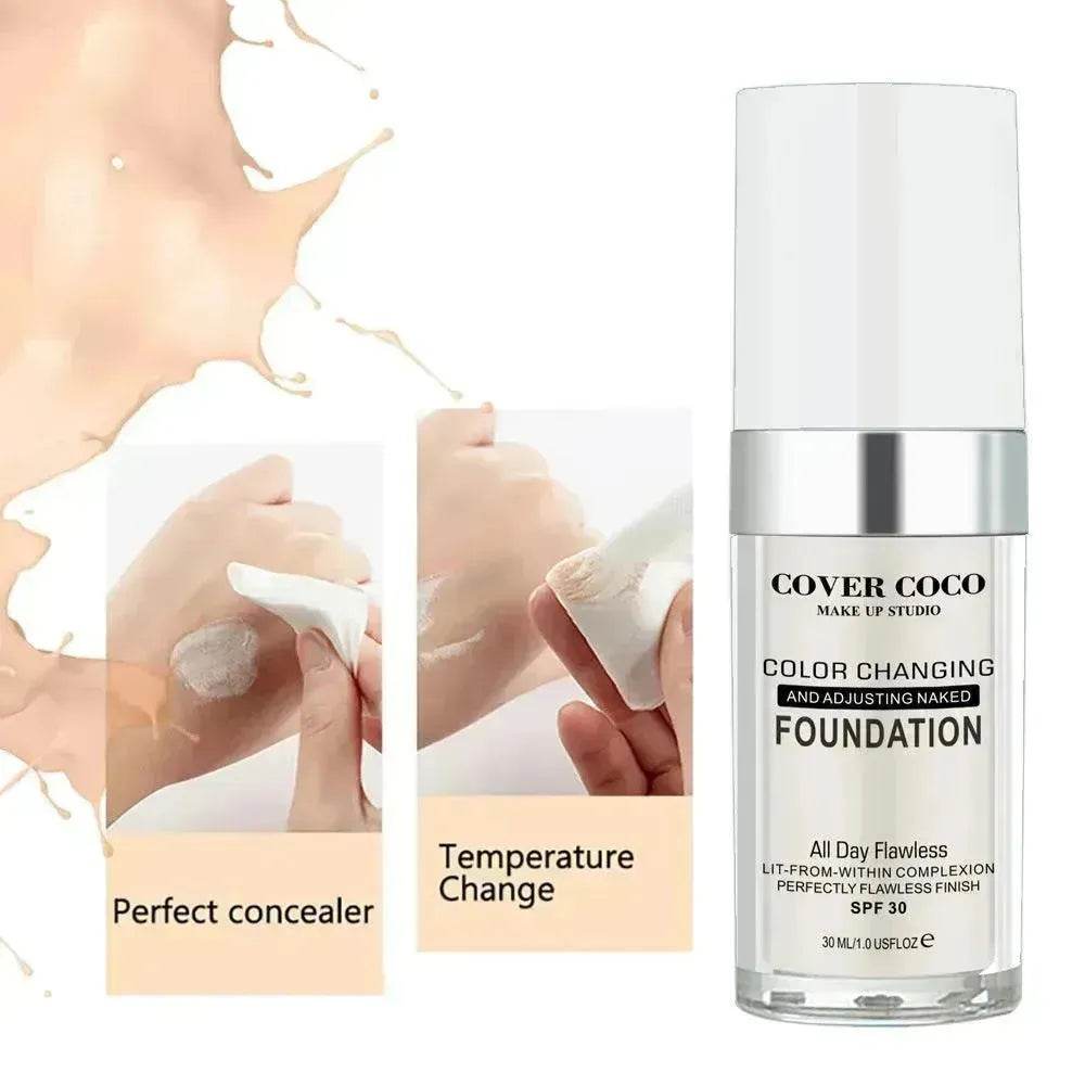 Concealing Foundation Temperature Change Skin Color - EX-STOCK Canada