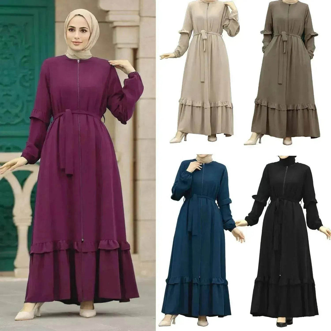 Conservative Hijab Abaya Dress for Arab Dubai Turkey Middle Eastern Women - EX-STOCK Canada
