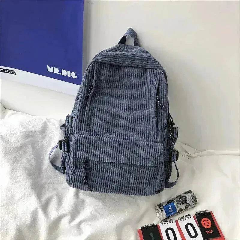 Corduroy Schoolbag, Middle School Student, Junior High School Student - EX-STOCK Canada