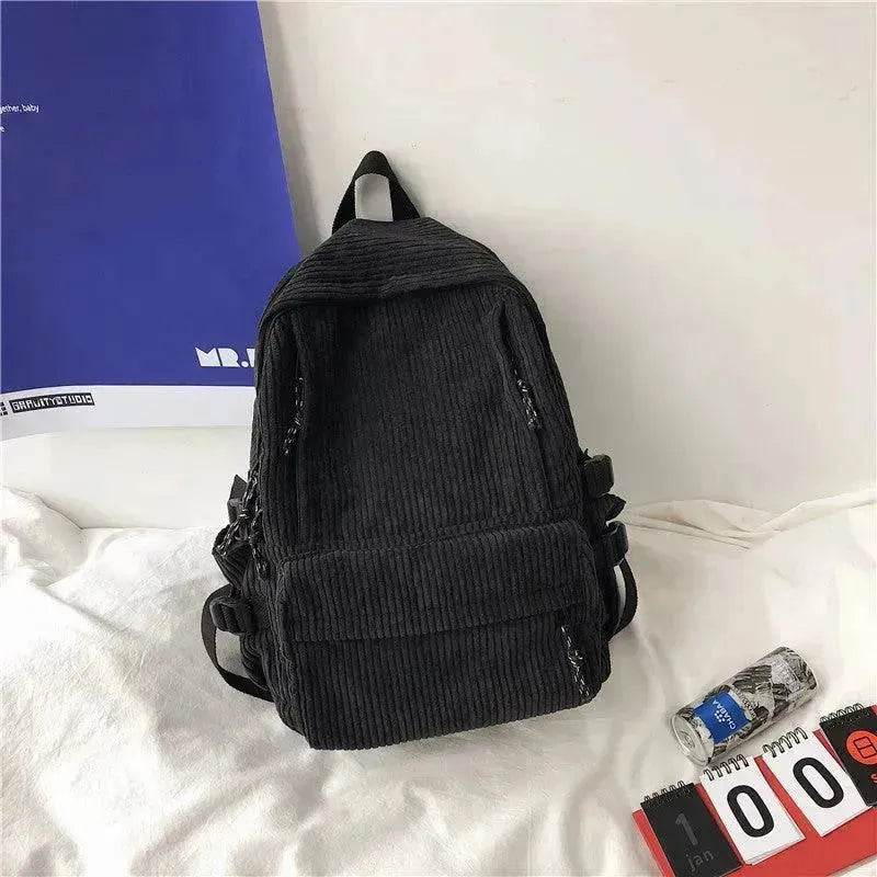 Corduroy Schoolbag, Middle School Student, Junior High School Student - EX-STOCK Canada