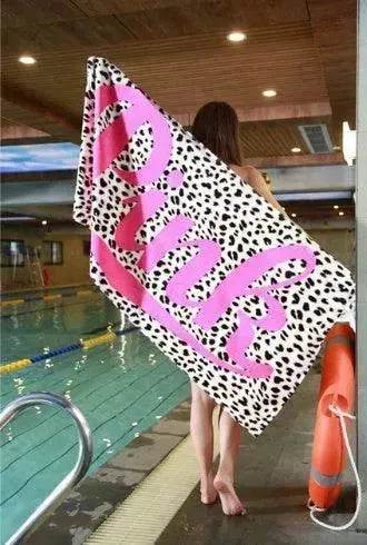Cotton adult male summer thin towel swimming beach towel - EX-STOCK Canada