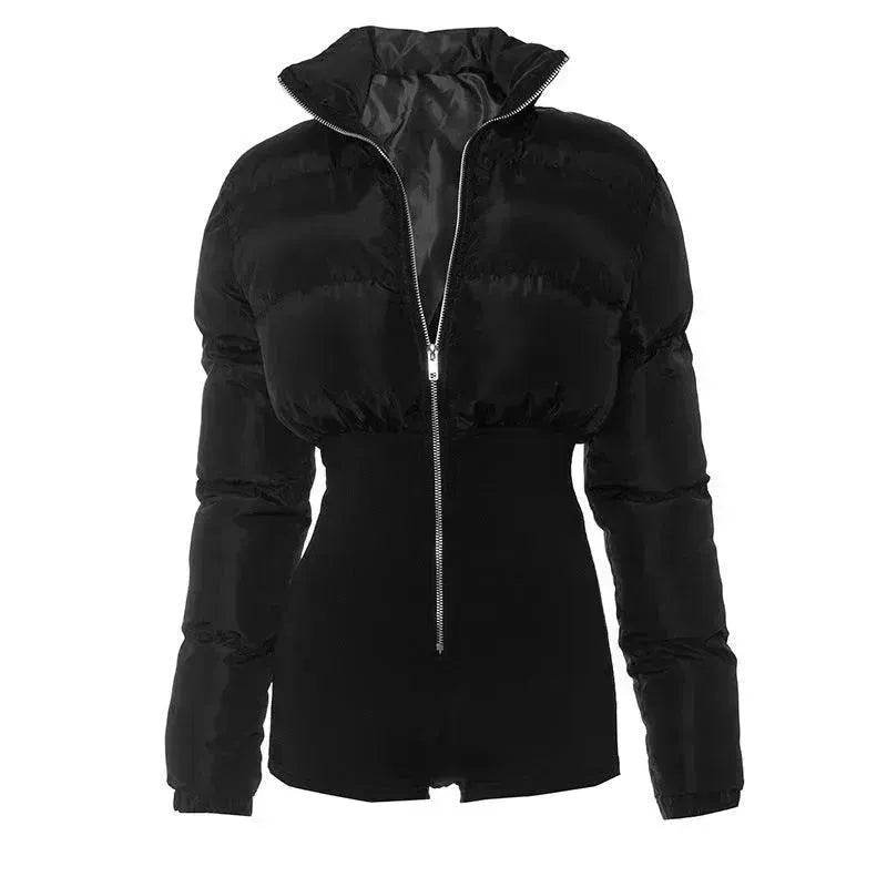 Cotton-padded Stretch Tight Jumpsuit Slim Short Jacket - EX-STOCK Canada