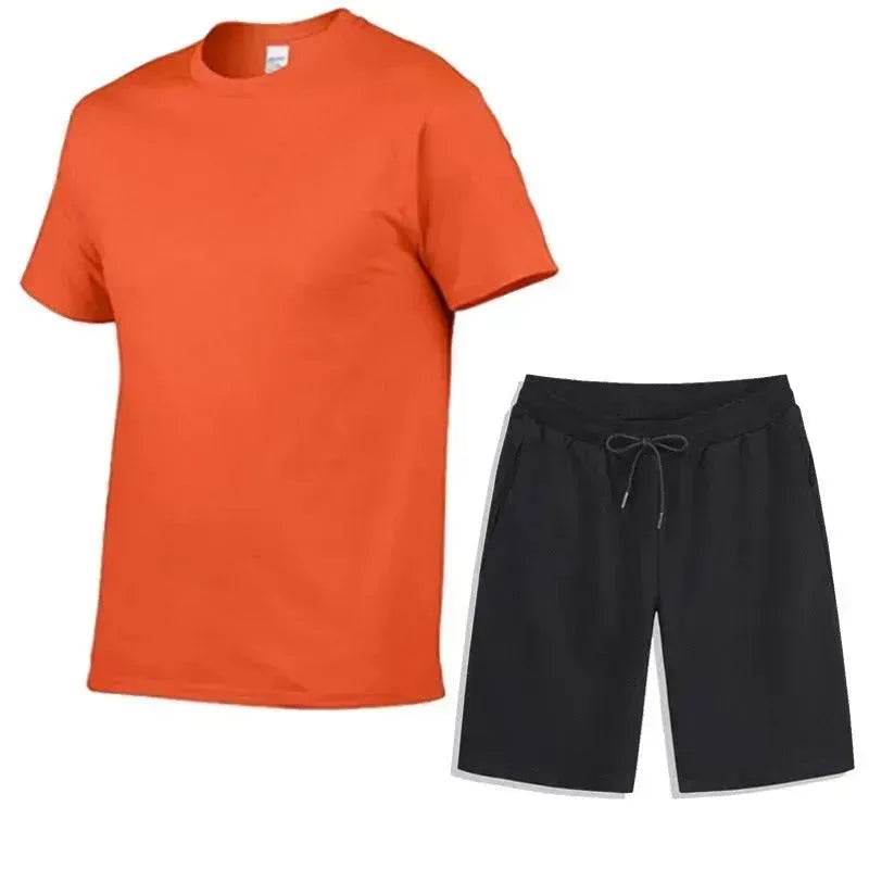 Cotton Short-sleeved Suit T-shirt Casual Sports - EX-STOCK Canada