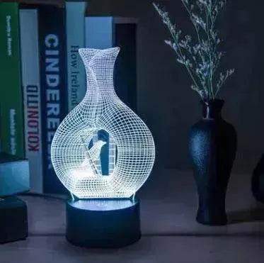 Creative 3D night light LED lamp - EX-STOCK Canada