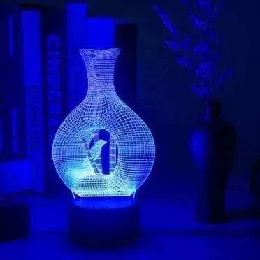 Creative 3D night light LED lamp - EX-STOCK Canada