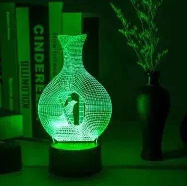 Creative 3D night light LED lamp - EX-STOCK Canada