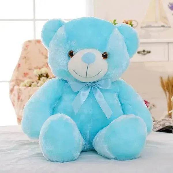 Creative Light Up LED Teddy Bear Stuffed Animals Plush Toy Colorful Glowing Christmas Gift For Kids Pillow - EX-STOCK Canada