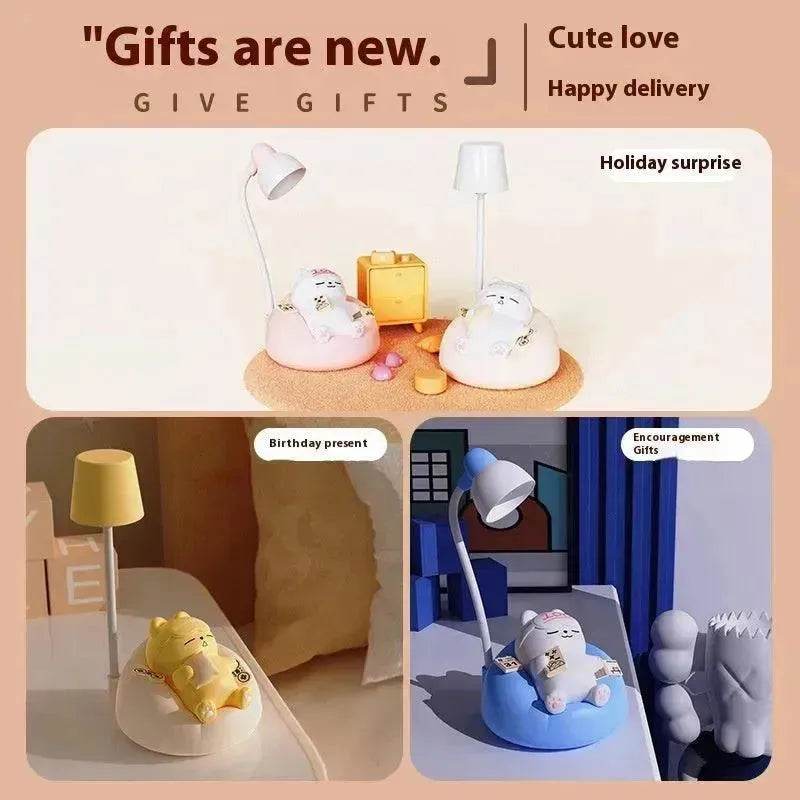 Creative Sleeping Cat Small Night Lamp Night Charging Pat Lamp - EX-STOCK Canada
