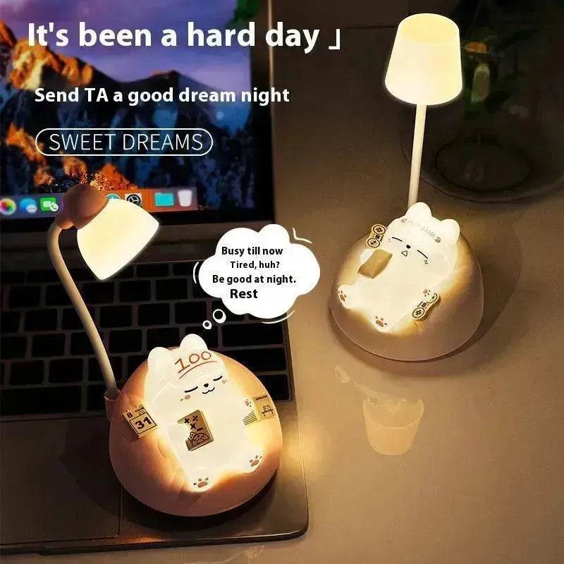 Creative Sleeping Cat Small Night Lamp Night Charging Pat Lamp - EX-STOCK Canada