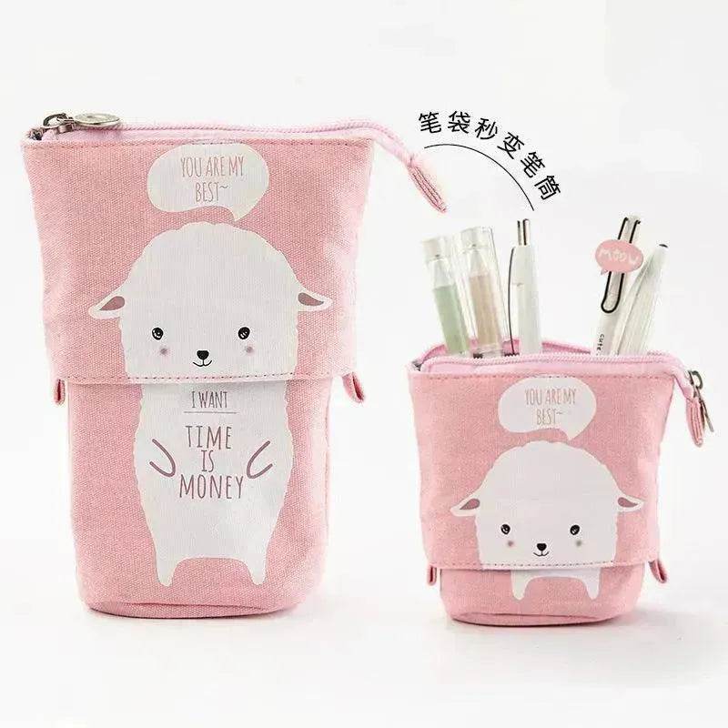 Creative student stationery canvas pencil bag - EX-STOCK Canada