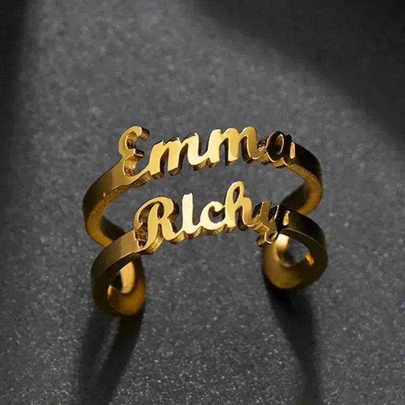 Custom Stainless Steel Ring Anniversary Jewelry - EX-STOCK Canada