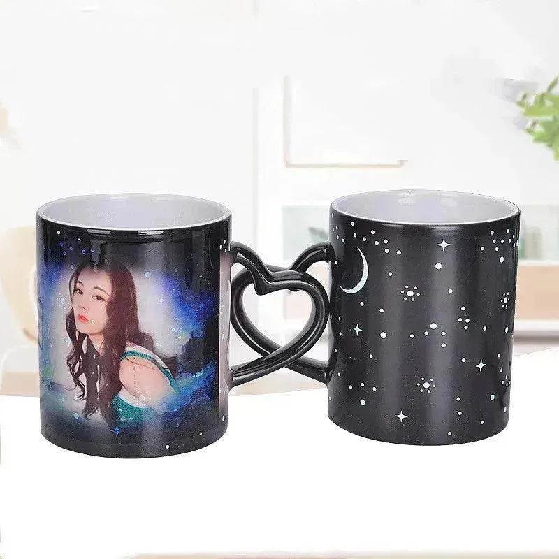 Customized Coffee Cup Creative Color Change Mug Ceramic Cup - EX-STOCK Canada