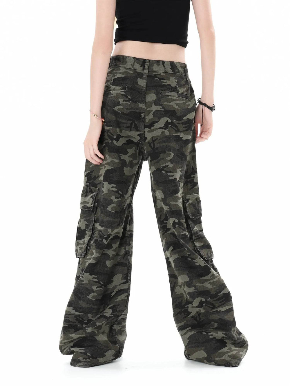 Camouflage Multi Pocket Workwear Baggy Jeans Pant For Men And Women Lazy High Street Straight Tube - EX-STOCK Canada