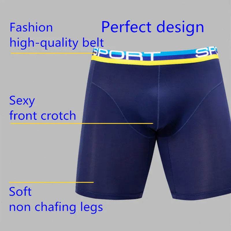 Anti-wear Ice Silk breathable Midway Boxer Beach swimming Underwear - EX-STOCK Canada