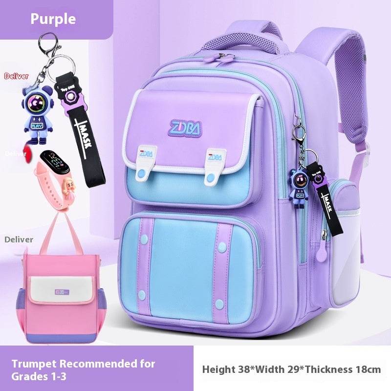 Elementary School Spine Protection Backpack Water resistant School bag - EX-STOCK Canada