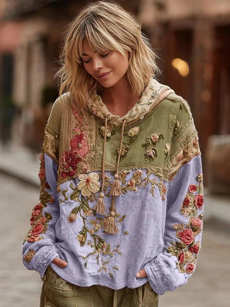 Women's Long Sleeve Hooded Sweatshirt Pullover Loose Casual Top EX-STOCK Canada