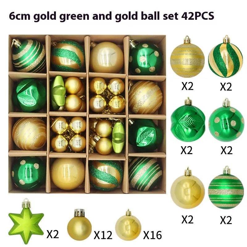 Christmas Decoration 6cm Electroplating Plastic Ball - EX-STOCK Canada