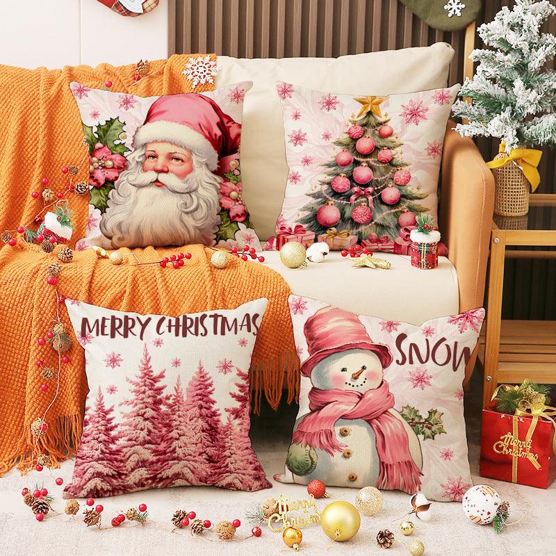 Home Sofa Santa Claus Pillow Cushion Cover EX-STOCK Canada