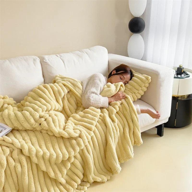 Blanket Heavy Weight Flannel Blanket EX-STOCK Canada