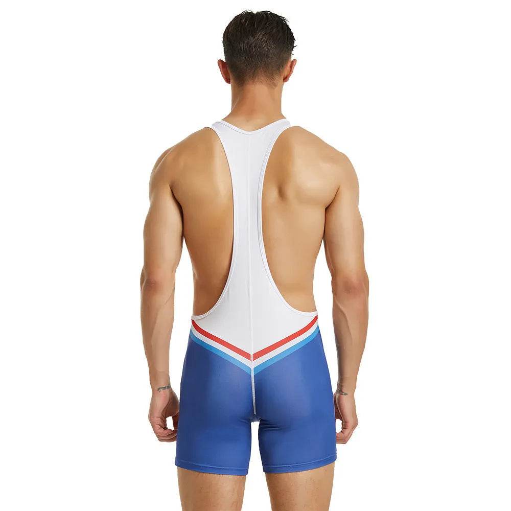 Men's Fitness Swimming Shark Pants Bodysuit Thong - EX-STOCK Canada