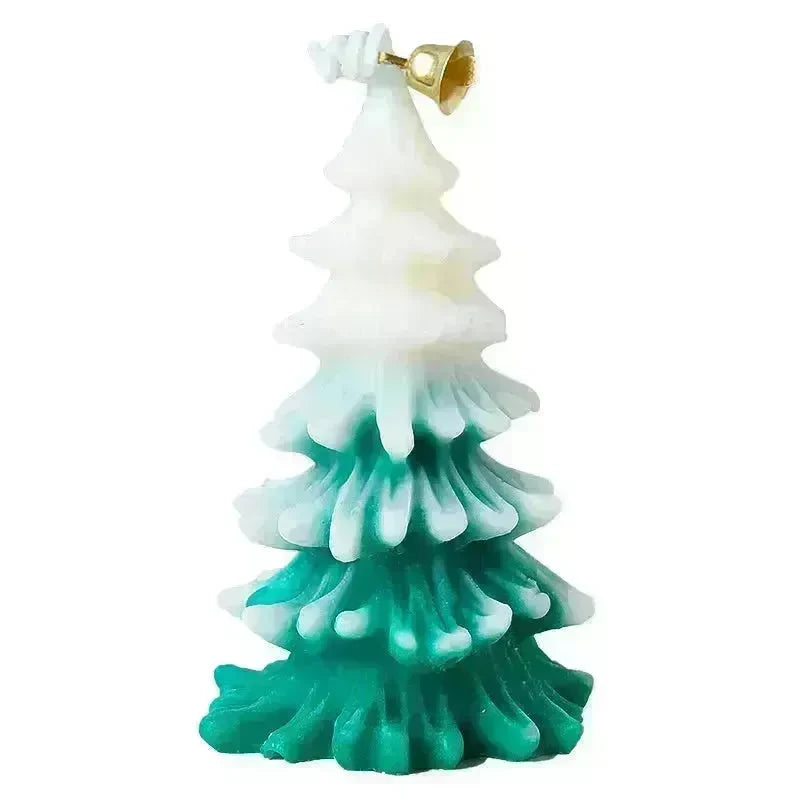 Merry Christmas Candle 3D Xmas Tree Shaped Aromatherapy Candles Ornaments Navidad New Year Party Home Decor Xmas Gift - EX-STOCK CANADA