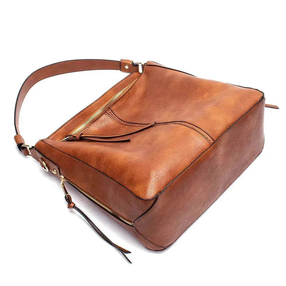 Women High Capacity PU Leather Handbags Fashion Commuting Crossbody Shoulder Hand Bag Shopping Totes - EX-STOCK Canada