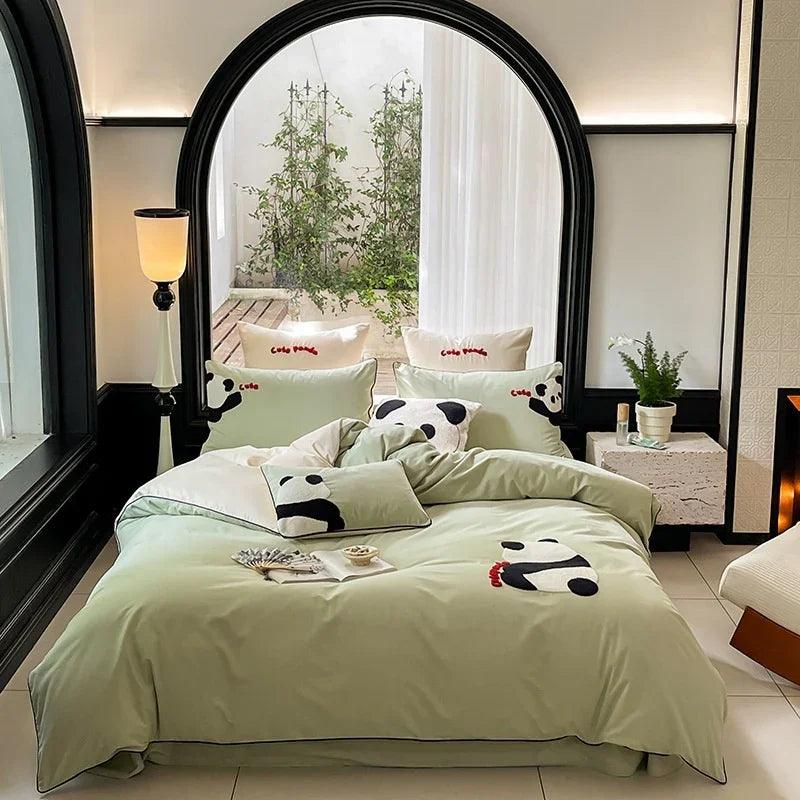Cartoon Cute Style Cotton Sanding Duvet Cover Bed Sheet Bedding EX-STOCK Canada