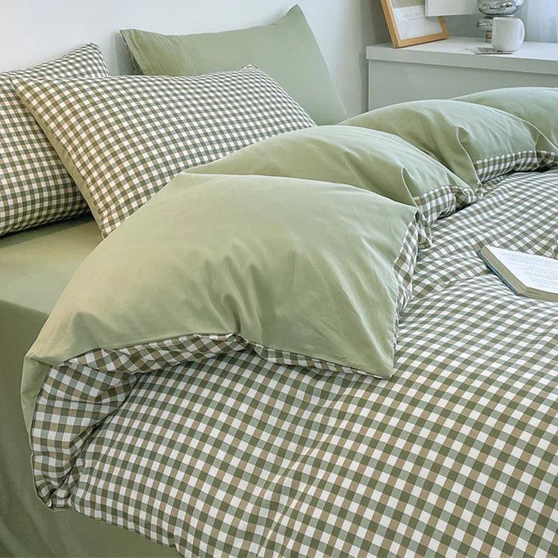Pure Cotton Class A Four-piece Quilt Cover Household Pure Cotton Bed Sheet Duvet Cover EX-STOCK Canada