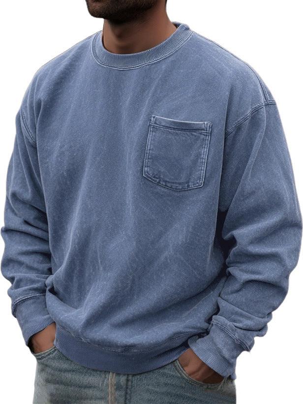 Men's Pullover Round Neck Long Sleeves Sweater EX-STOCK Canada