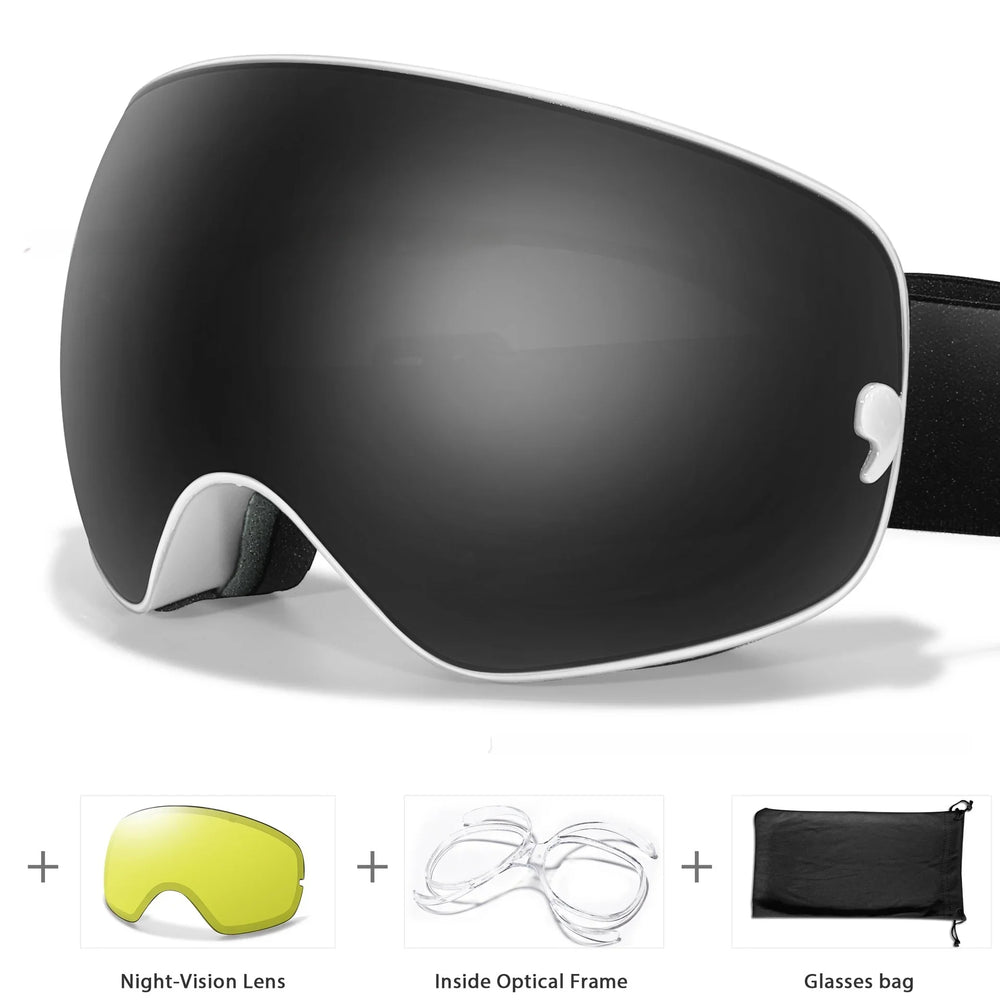 Men's And Women's Anti-fog Card Myopia Glasses Coated Large Spherical Eye Protection Ski Mountaineering Equipment EX-STOCK Canada