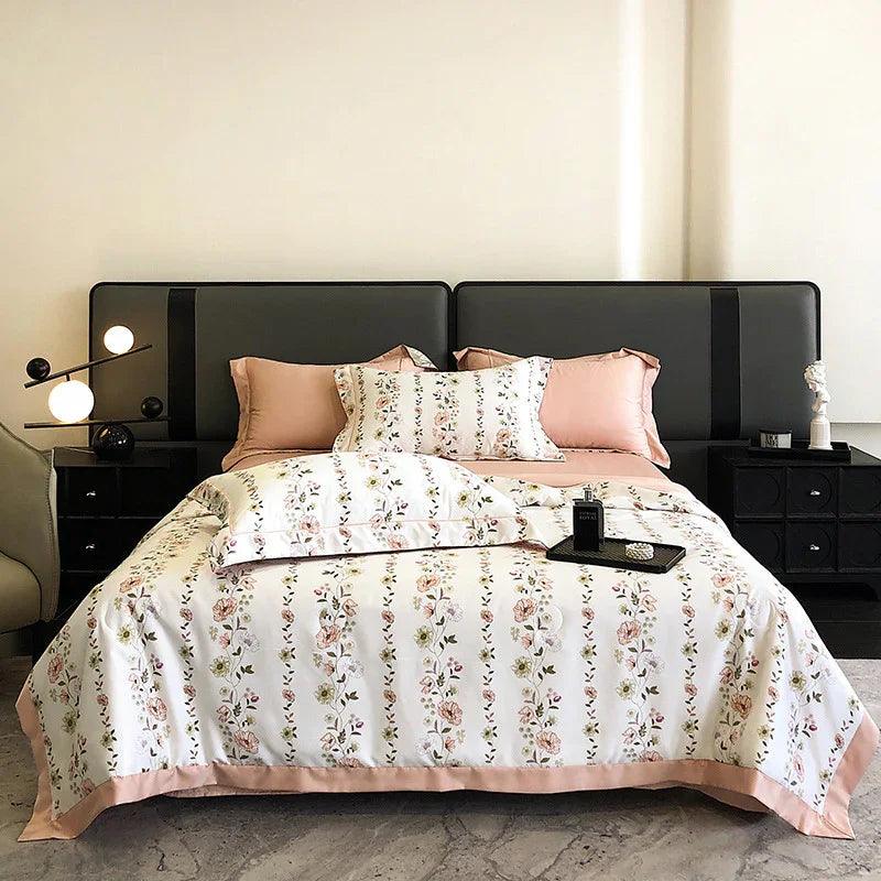 Housse de couette rafraîchissante d'été en Tencel lavable et aéréeEX-STOCK Canada