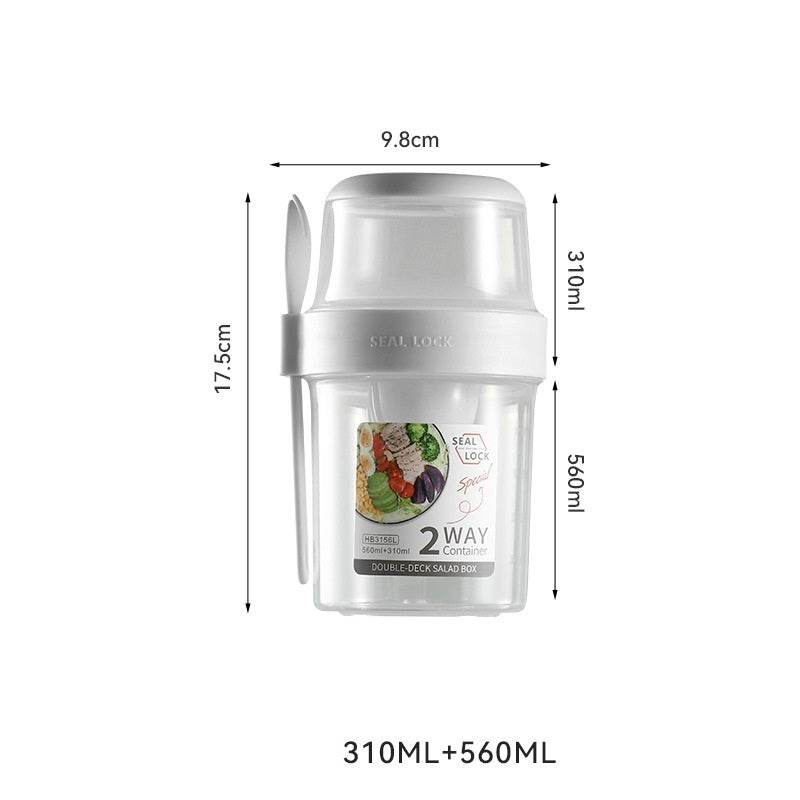 Portable Lock sealed Breakfast Oatmeal Cereal Nut Yogurt Fresh Fruit Salad Cup - EX-STOCK Canada