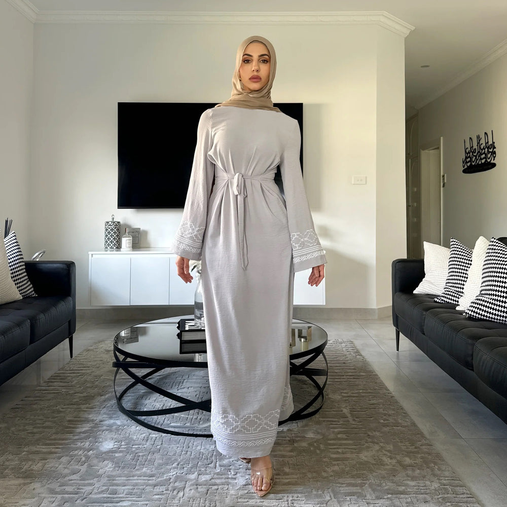 Women's Embroidery Fashion Personality Muslim Dress - EX-STOCK Canada