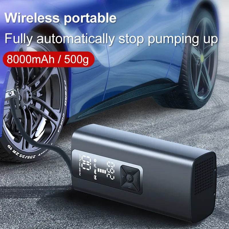 Electric Wireless Car Bicycle Tire Smart Air Inflator - EX-STOCK Canada
