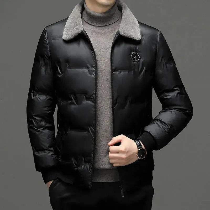 Men's Cotton-padded Slim Fit Zipper Lightweight Winter Puffer Jacket - EX-STOCK Canada
