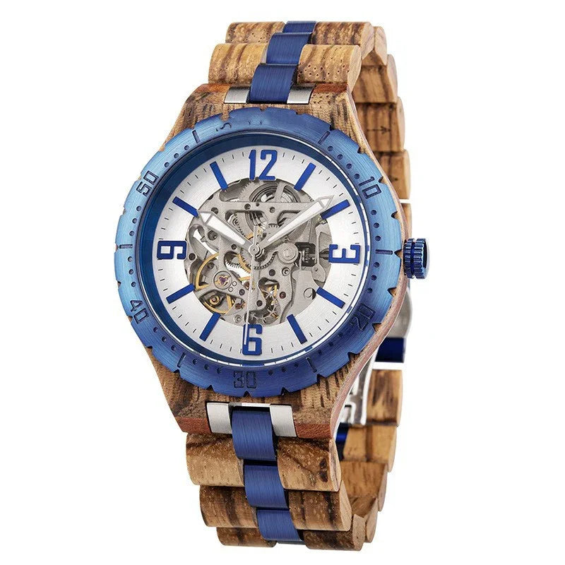 Wooden Automatic Mechanical Watches Men Luxury EX-STOCK Canada