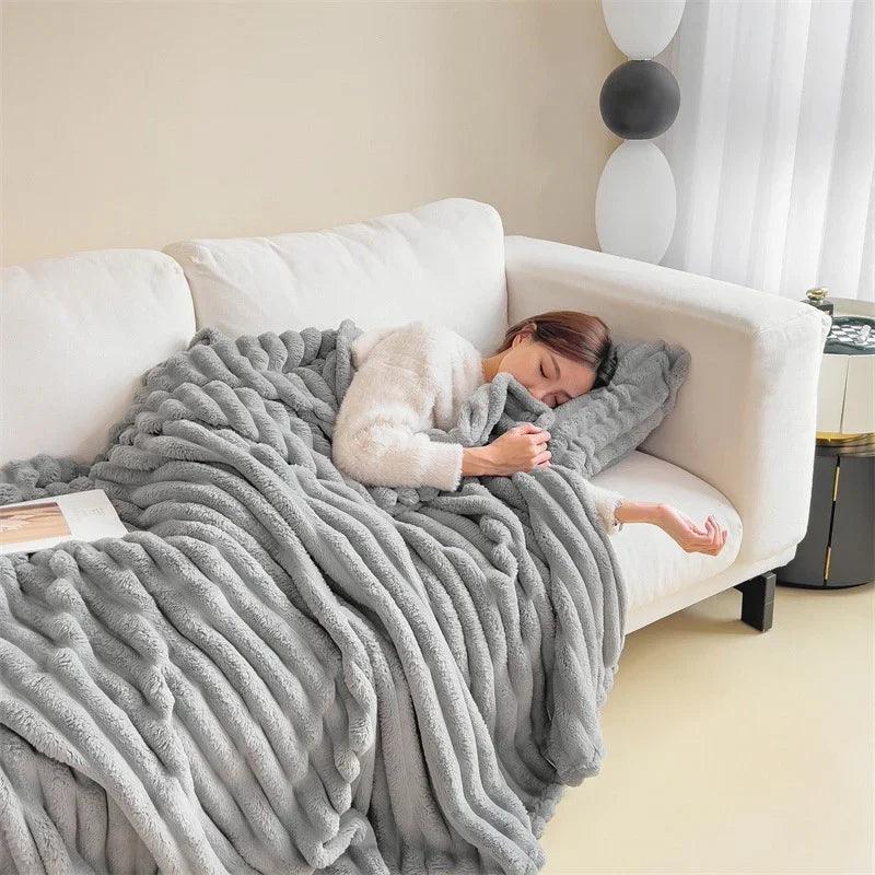 Blanket Heavy Weight Flannel Blanket EX-STOCK Canada