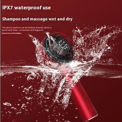 Electric Massage Comb Home Scalp Drain Comb Red Light Anti-slip Hair Care Multi-functional Massage Comb EX-STOCK Canada