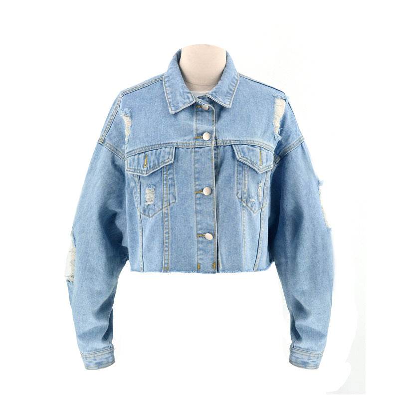 Denim Jacket Women European And American Foreign Trade EX-STOCK Canada