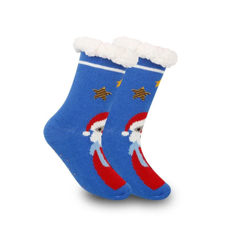 Christmas Women's Thickened Fleece-lined Room Socks EX-STOCK Canada