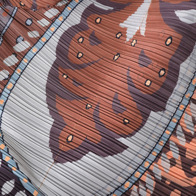 Plus Size Printed Cardigan Muslim Robe EX-STOCK Canada