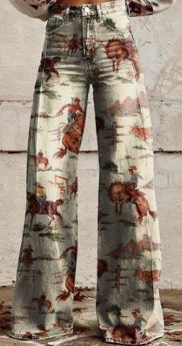 Women's Casual Pants Thin Imitation Jeans EX-STOCK Canada