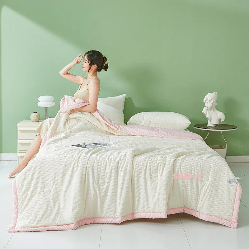 Edredón de verano refrigerante con aire acondicionado Clase A Lavable VeranoEX-STOCK Canada