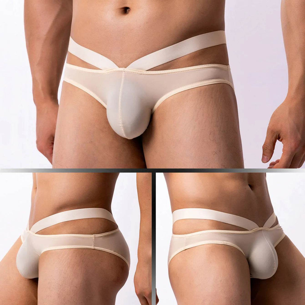 Thin Ice Silk Low Waist Men's Underwear Briefs - EX-STOCK Canada
