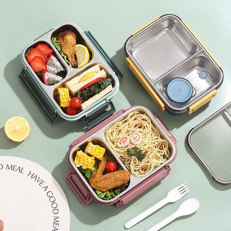 304 Stainless Steel Sealed Insulated Bento Lunch Box for Kids - EX-STOCK Canada