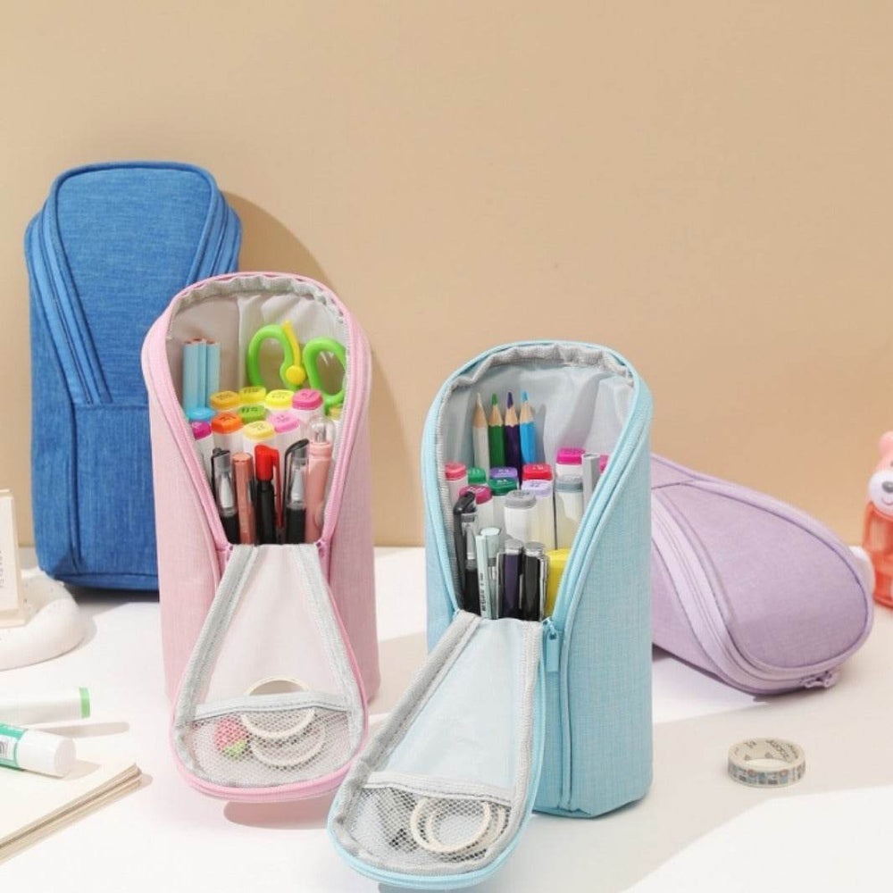 School Stationery Case Organizer Bag Pen Cute Pencil Pouch - EX-STOCK Canada