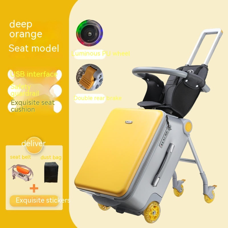 Children Can Sit And Ride Multifunctional Trolley Case | EX-STOCK Canada