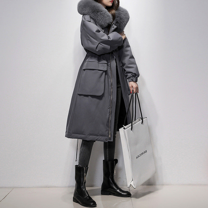 Giacca Parker Donna con Colletto in Pelliccia Grande - EX-STOCK Canada