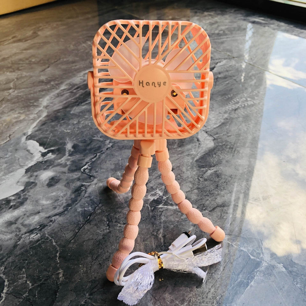 USB Powered summer heat Handheld fan with stand and Night light - EX-STOCK Canada